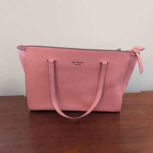 NWOT Kate Spade Pink Leather Tote Bag